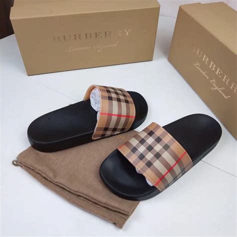 burberry slippers mens|Burberry slippers for ladies.